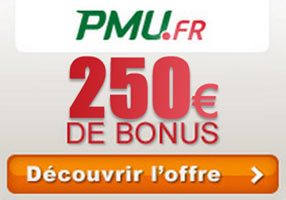 bonus pmu 250 €