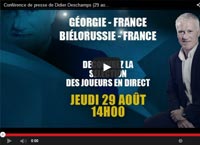 liste equipe de france georgie streaming