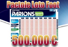 pactole 500000 € lotofoot